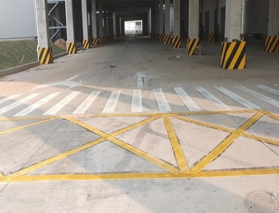 泰州泰州厂区道路标线施工